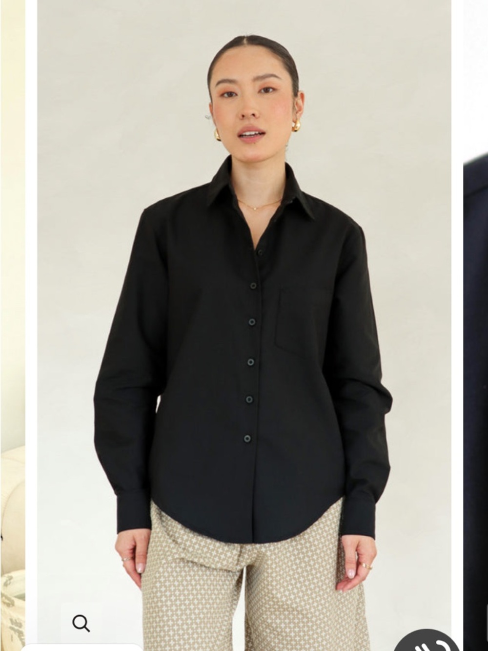 Power of my people black Oxford Proper fit shirt size XL